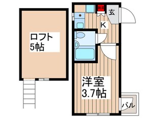 シティプラザ与野（403）の物件間取画像